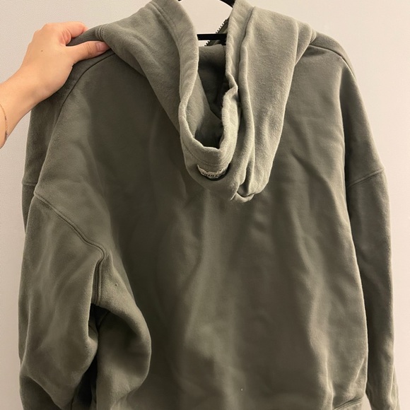 Green zip up hoodie - Picture 2 of 2